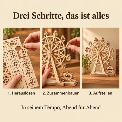 Die Bauschritte von Einfaches Riesenrad