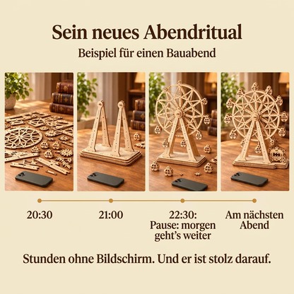 Ein Bauabend mit Einfaches Riesenrad