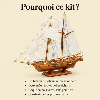 Why choose the NOOKO Harco Sailboat model kit