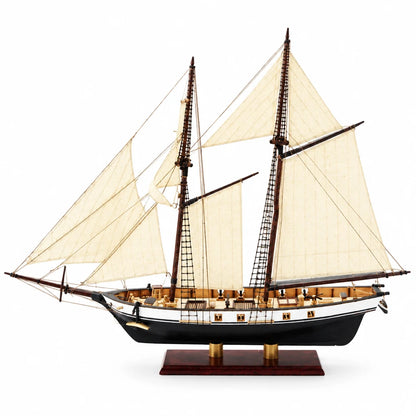 The Harvey Sailboat by NOOKO, assembled on a white background