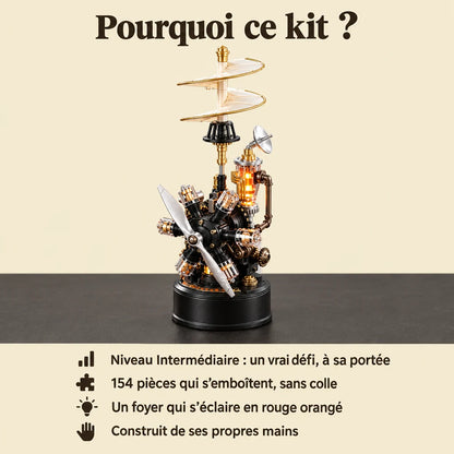 Why choose the NOOKO Industrial City Hand-Crank Helicopter model kit