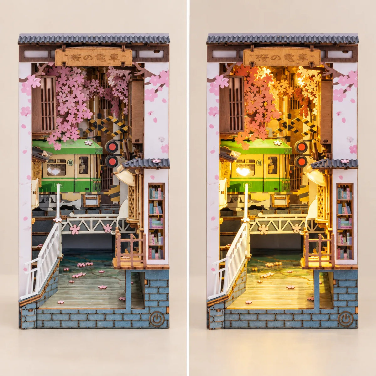 Histoires en Livres NOOKO — Tram Sakura avec LED éteintes puis allumées