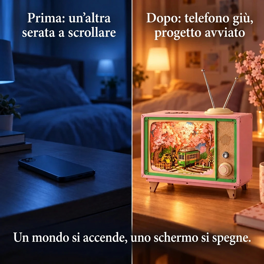 Prima/dopo: telefono giù, montaggio di Il Carillon Sakura