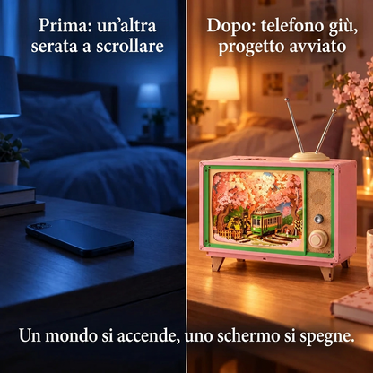 Prima/dopo: telefono giù, montaggio di Il Carillon Sakura