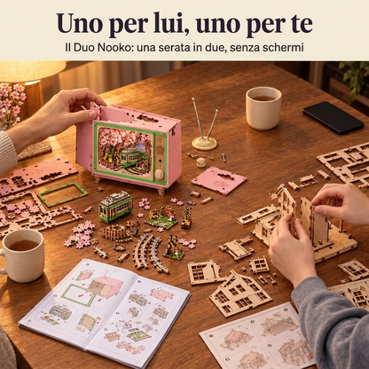 Due persone montano insieme: il Duo Nooko