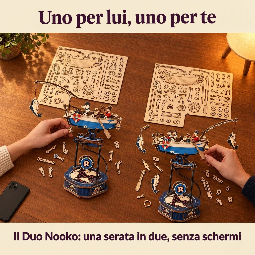 Due persone montano insieme: il Duo Nooko
