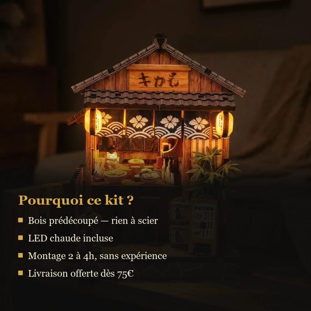Petite Izakaya - infographie des bénéfices du kit