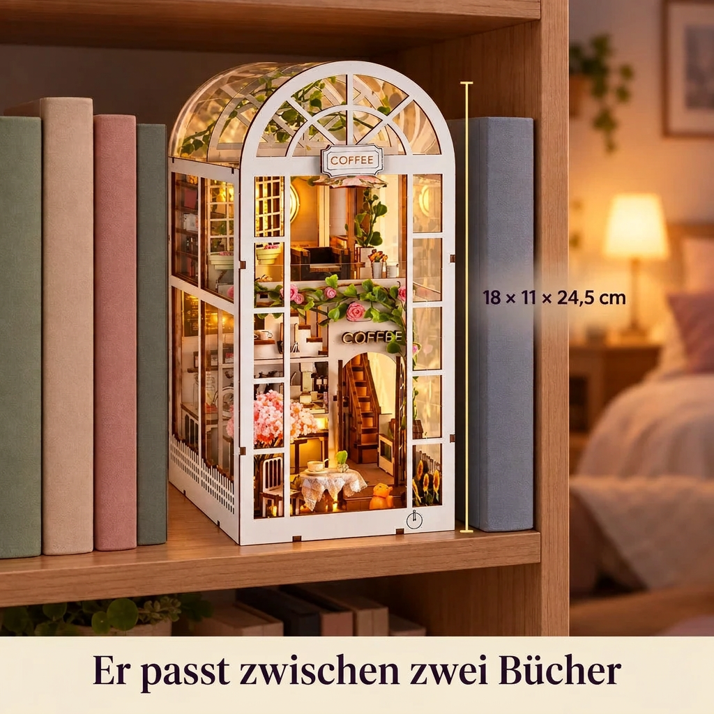 Kaffeegarten im Regal