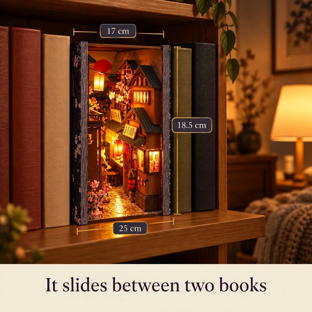 Kyoto Alley on the bookshelf
