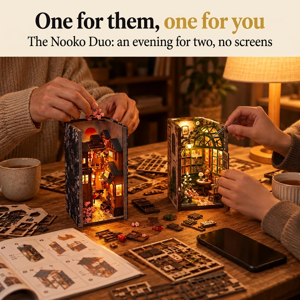 Two people building together: the Nooko Duo
