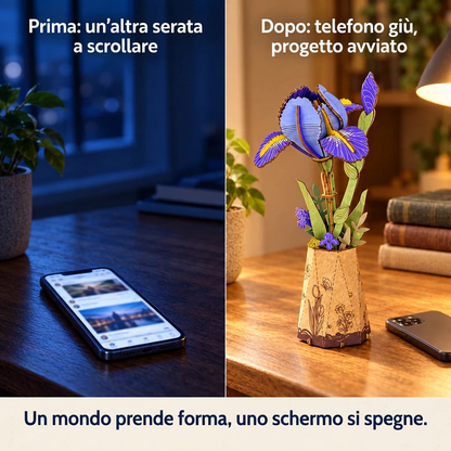 Prima/dopo: telefono giù, montaggio di L'Iris