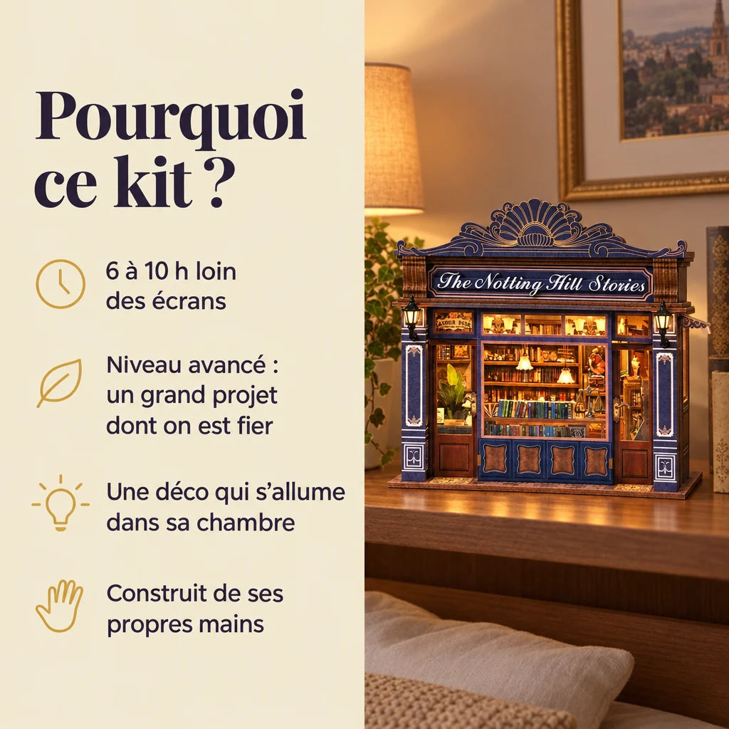 Why choose the NOOKO Notting Hill Bookshop kit