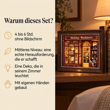 Warum Abendbuchhandlung: Bauzeit und Niveau