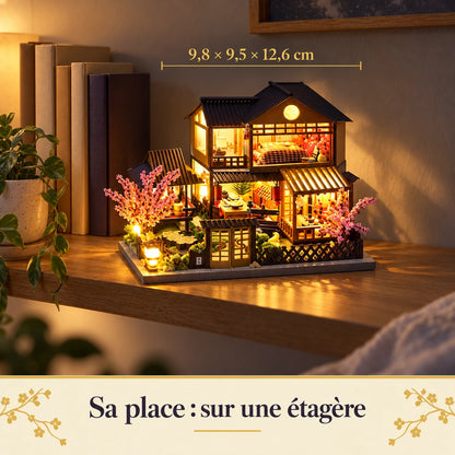 Dimensions réelles de la Maison aux Cerisiers montée