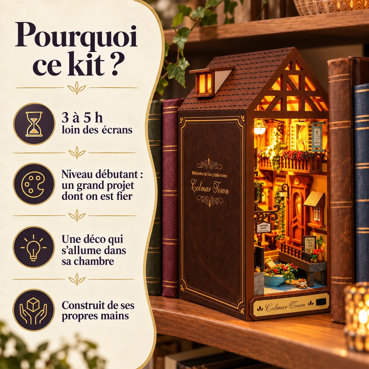 Pourquoi choisir la Maison de Colmar NOOKO, kit débutant de 3 à 5 heures