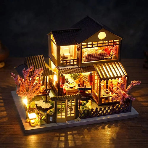 La Maison aux Cerisiers - kit maison miniature DIY vue principale