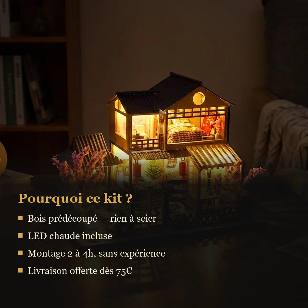 La Maison aux Cerisiers - infographie des bénéfices du kit