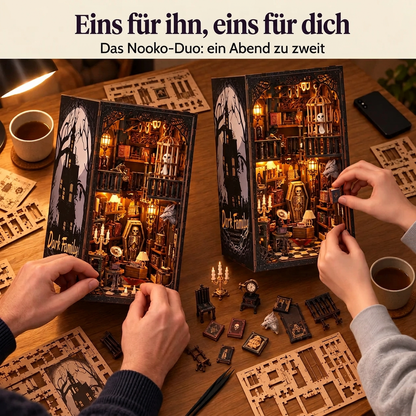 Zwei Personen bauen gemeinsam: das Nooko-Duo