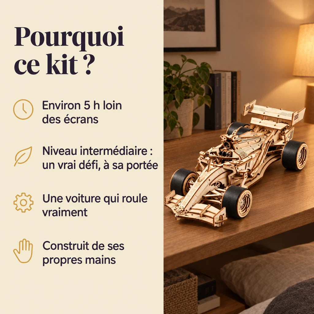 Why choose the NOOKO Grand Prix Racer model kit