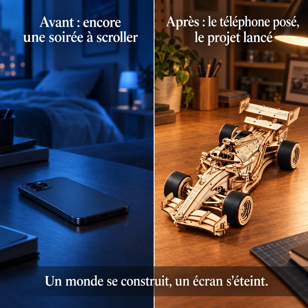 Before and after: from the phone to building the Grand Prix Racer