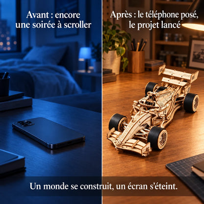 Before and after: from the phone to building the Grand Prix Racer