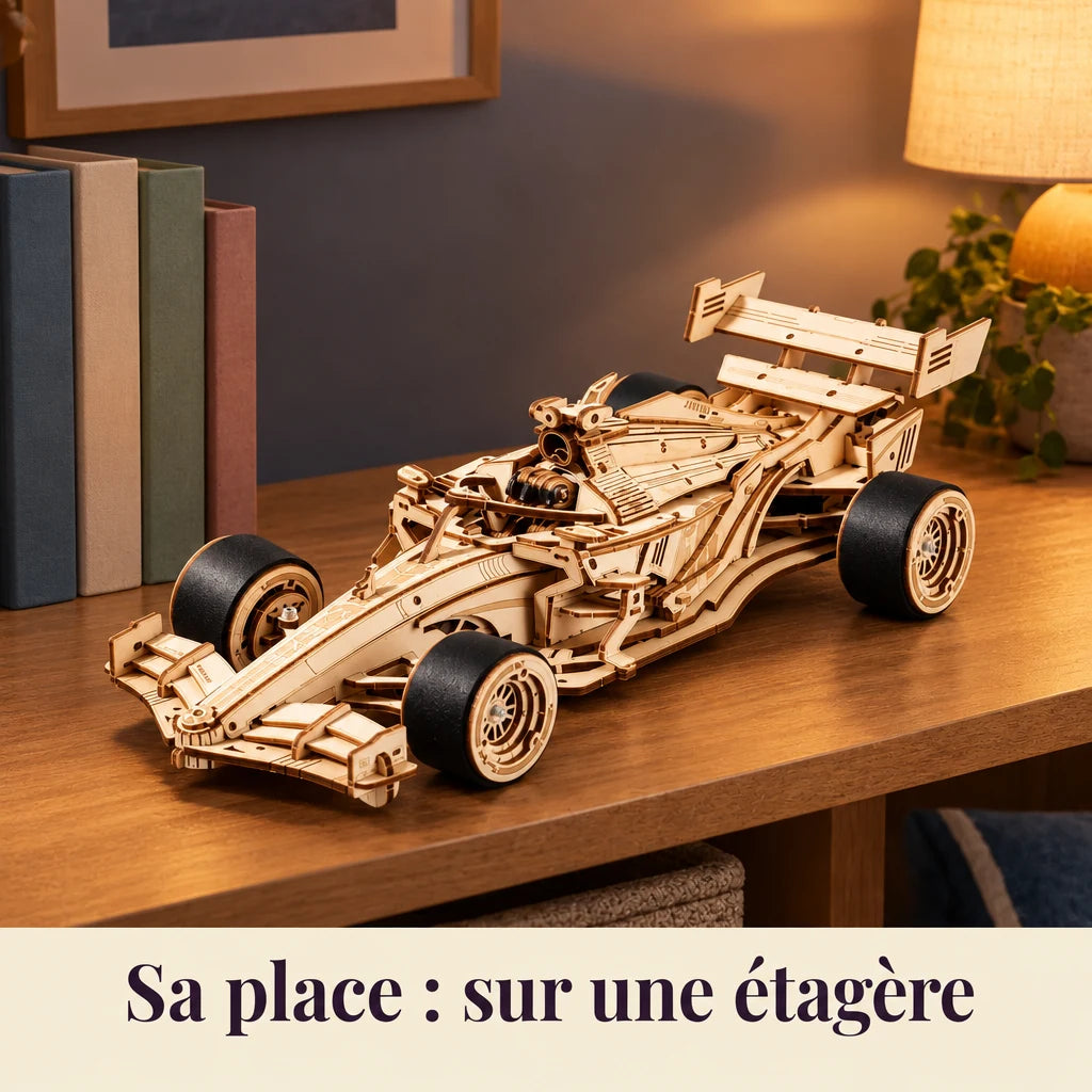 The Grand Prix Racer on a shelf