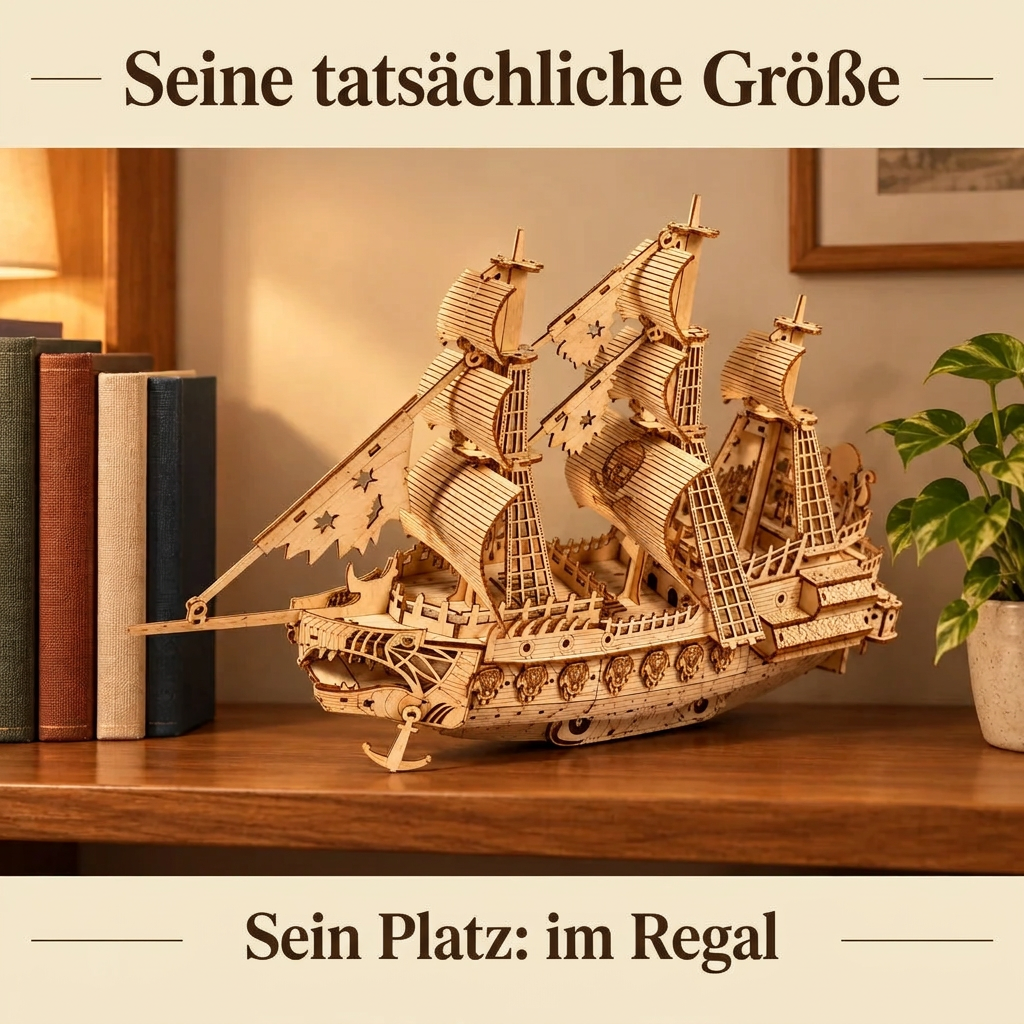 Holländisches Segelschiff im Regal