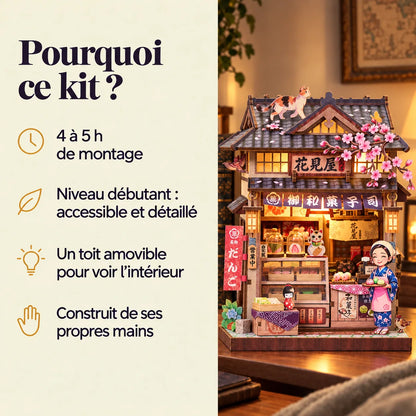 La Confiserie Hanamiya : points forts, nombre de pièces et éclairage