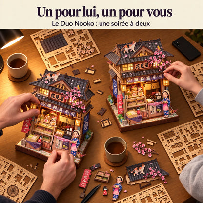 La Confiserie Hanamiya : montage de deux kits à deux