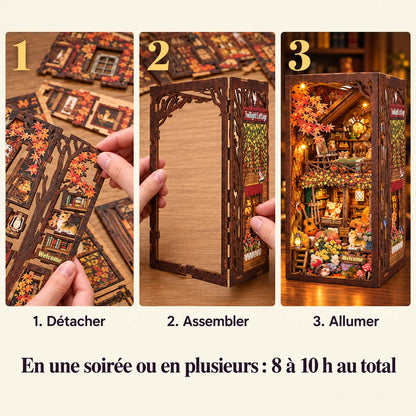 Le Cottage d'Automne : détacher, assembler puis allumer le kit