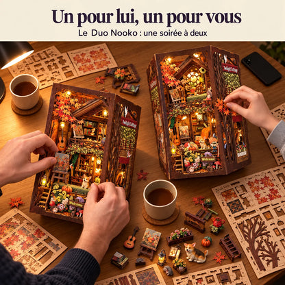 Le Cottage d'Automne : montage de deux kits à deux