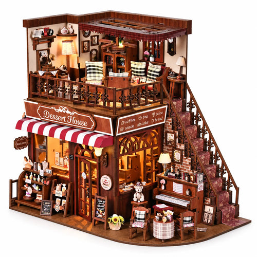 La Pasticceria all'Angolo: vista principale fedele del kit montato e illuminato