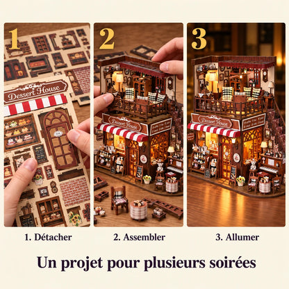 La Pasticceria all'Angolo: staccare, assemblare e poi accendere il kit