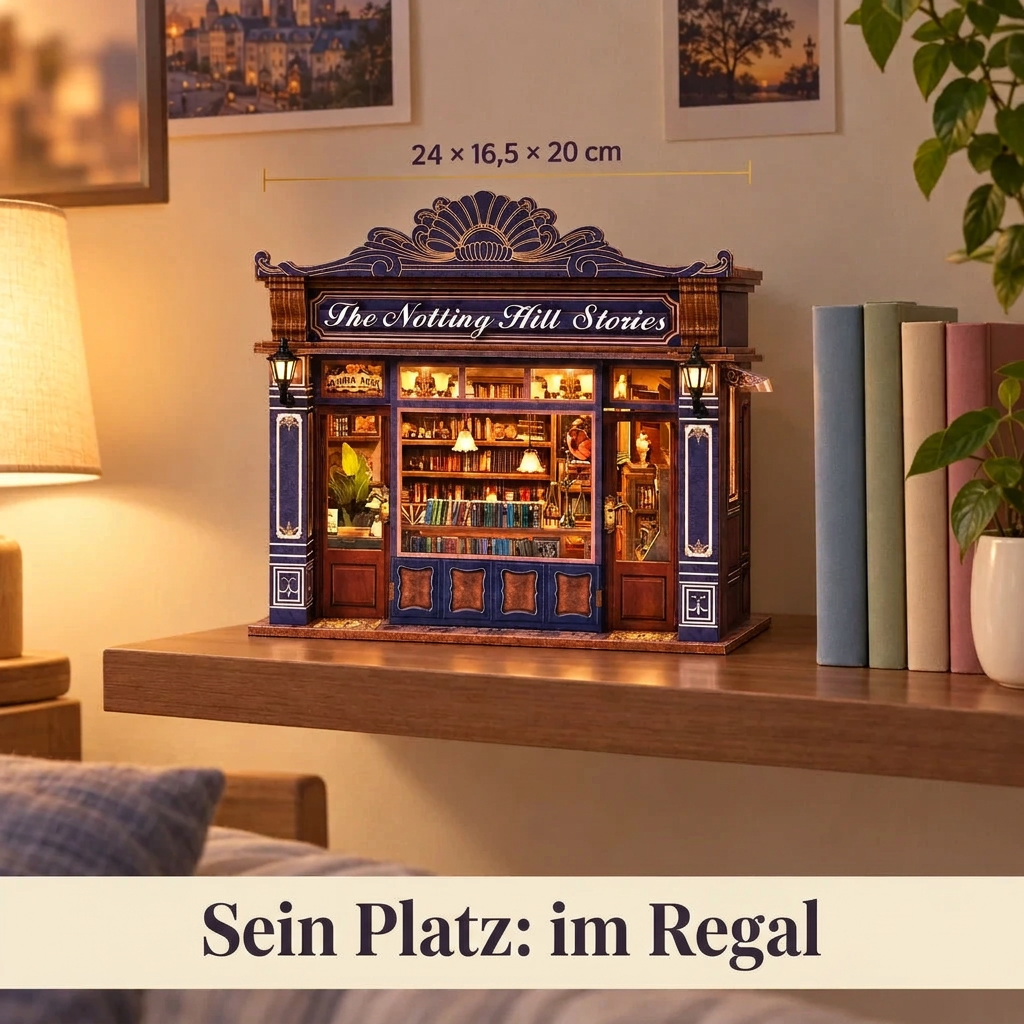 Buchhandlung von Notting Hill im Regal