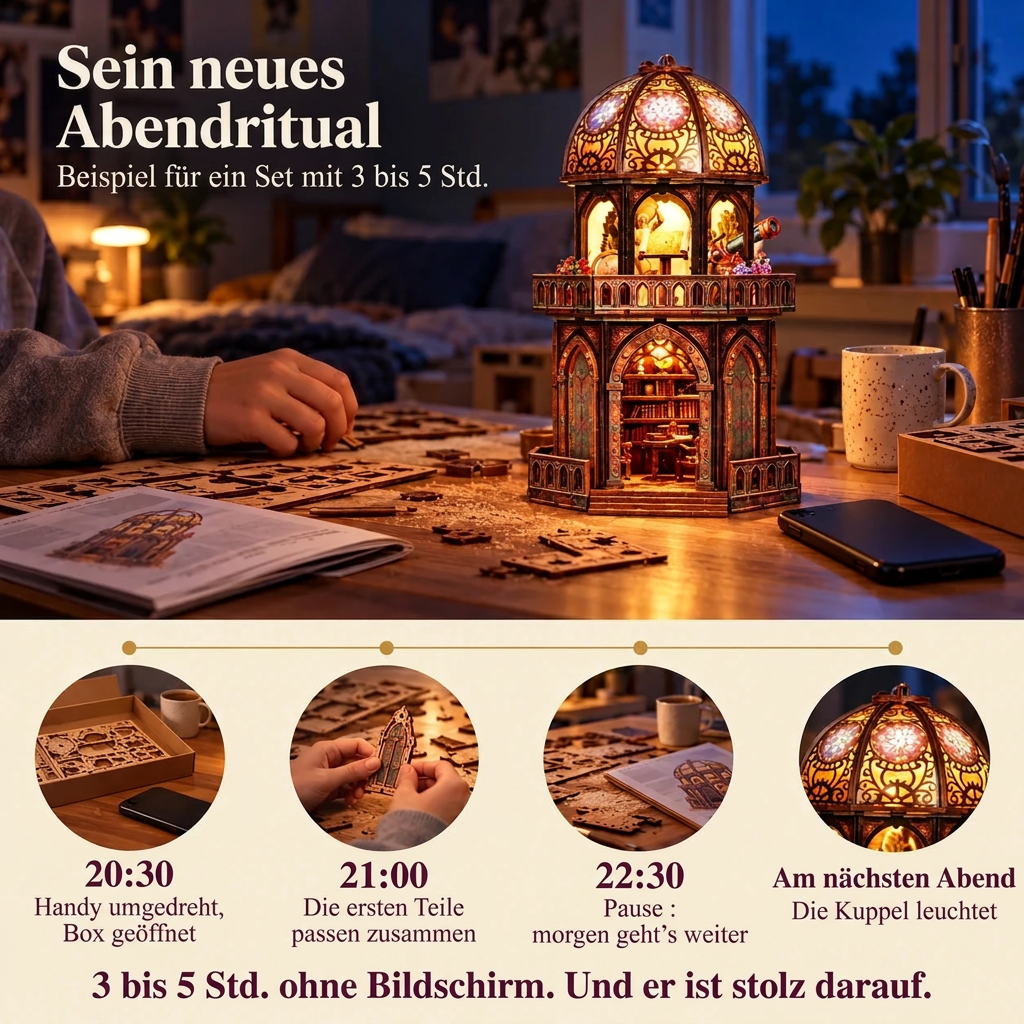 Ein Bauabend mit Observatorium