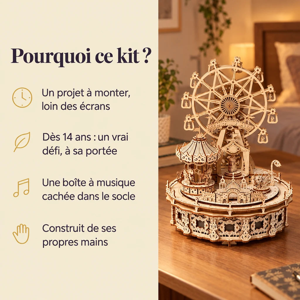 Why choose the NOOKO Musical Amusement Park model kit