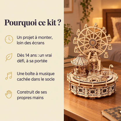 Why choose the NOOKO Musical Amusement Park model kit