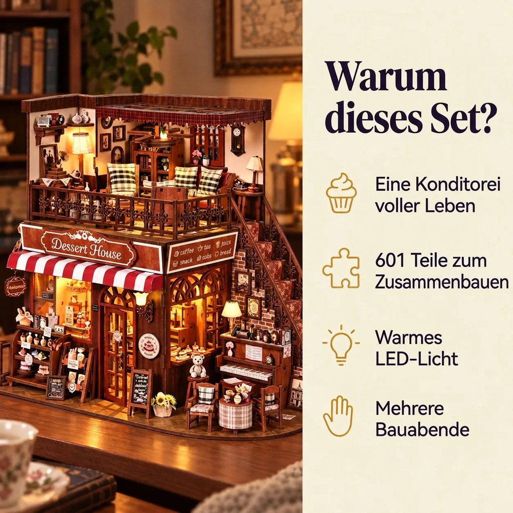 Warum Konditorei an der Ecke: Bauzeit und Niveau