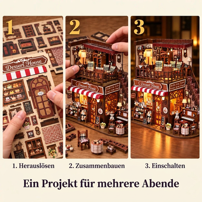 Die Bauschritte von Konditorei an der Ecke