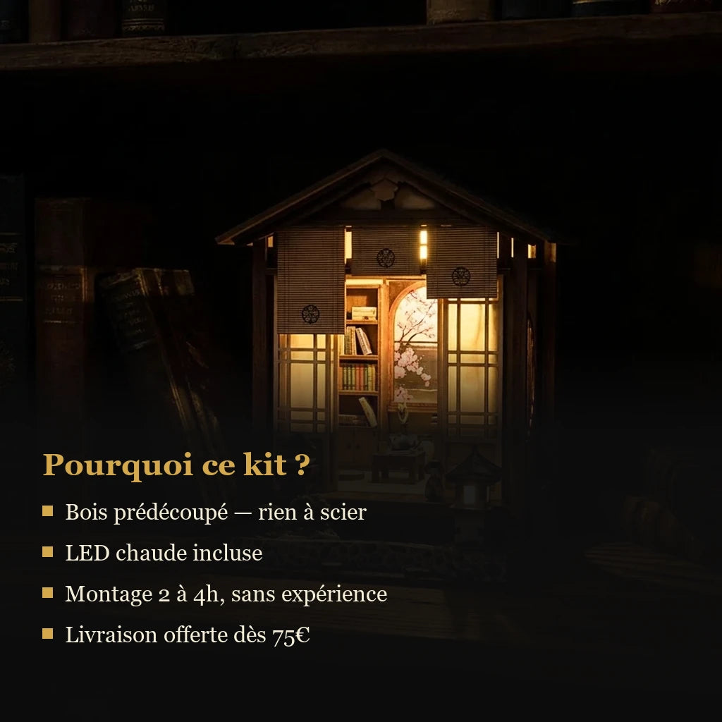 Le Pavillon du Bonsaï - infographie des bénéfices du kit