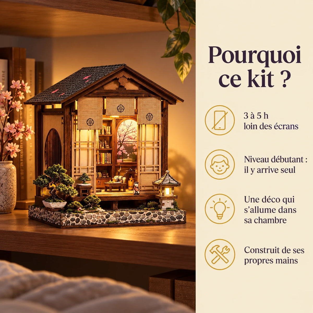 Pourquoi choisir le kit Pavillon du Bonsaï NOOKO