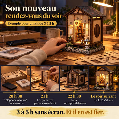 Soirées de montage du Pavillon du Bonsaï sans écran