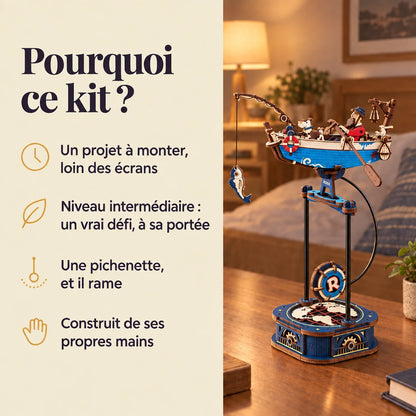 Why choose the NOOKO Rocking Fisherman model kit