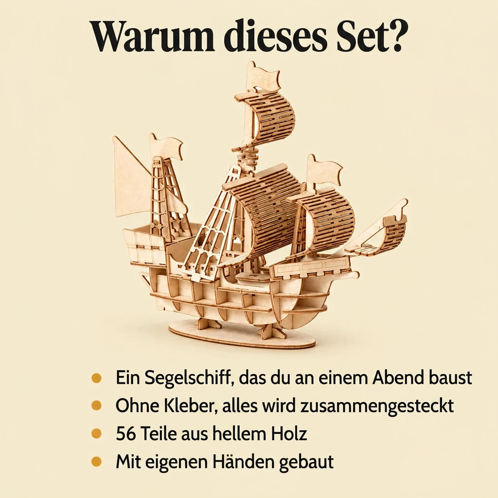 Warum Kleines Segelboot zum Hinstellen: Bauzeit und Niveau