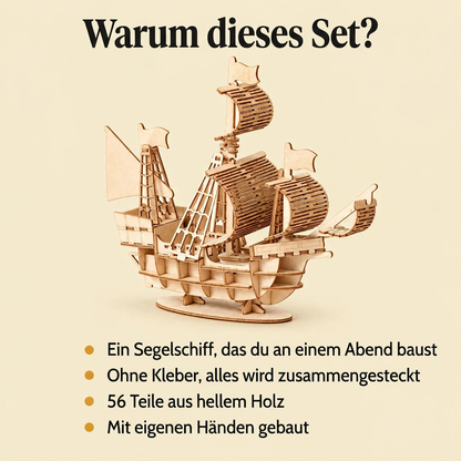 Warum Kleines Segelboot zum Hinstellen: Bauzeit und Niveau
