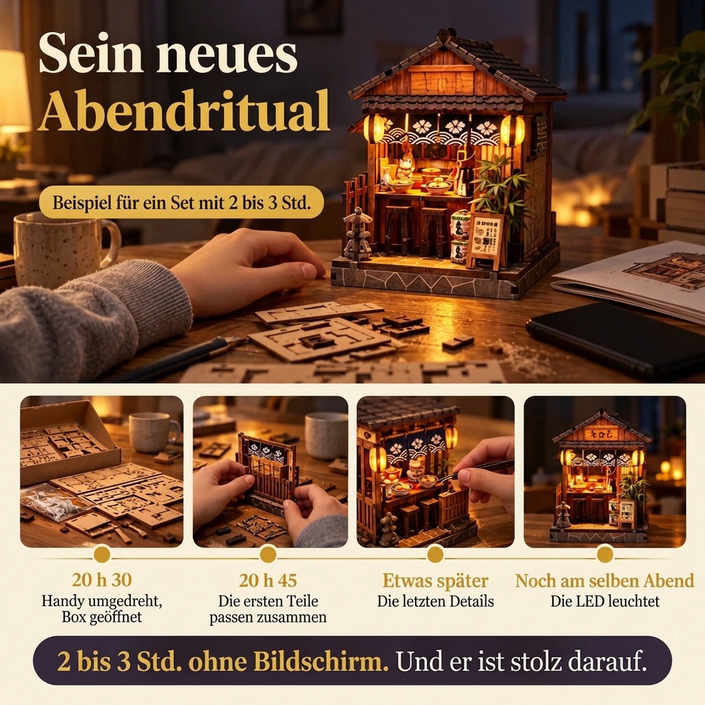 Ein Bauabend mit Kleine Izakaya