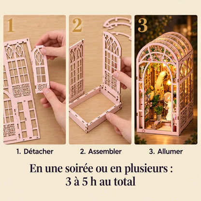 Les trois étapes de montage de La Petite Serre