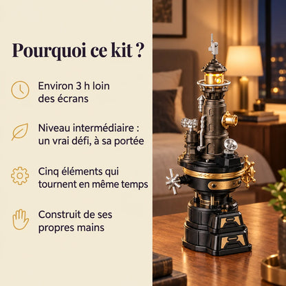 Why choose the NOOKO Industrial City Lighthouse model kit
