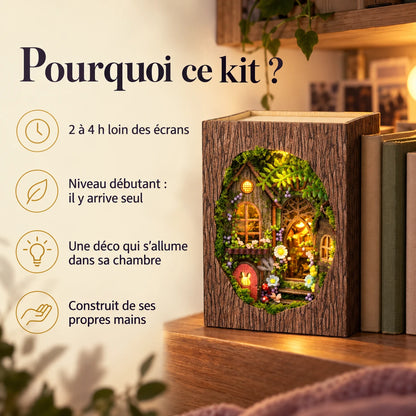 Pourquoi choisir Le Refuge de la Clairière : 2 à 4 h de montage et niveau débutant