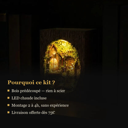 Le Refuge de la Clairière - infographie des bénéfices du kit